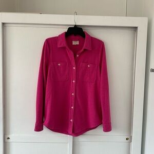 Fun Fuchsia Woman’s Button-Up • Size Small